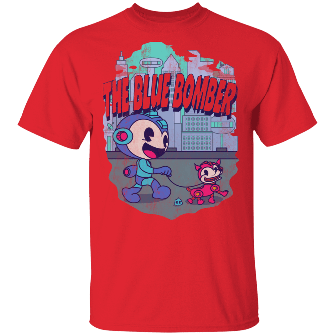 T-Shirts Red / S The Blue Bomber T-Shirt