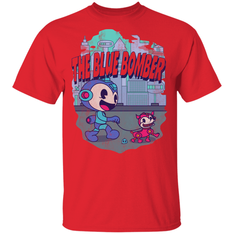 T-Shirts Red / S The Blue Bomber T-Shirt