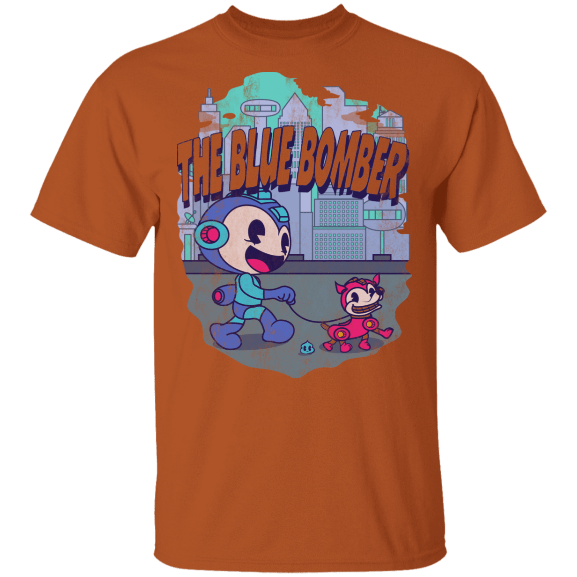 T-Shirts Texas Orange / S The Blue Bomber T-Shirt