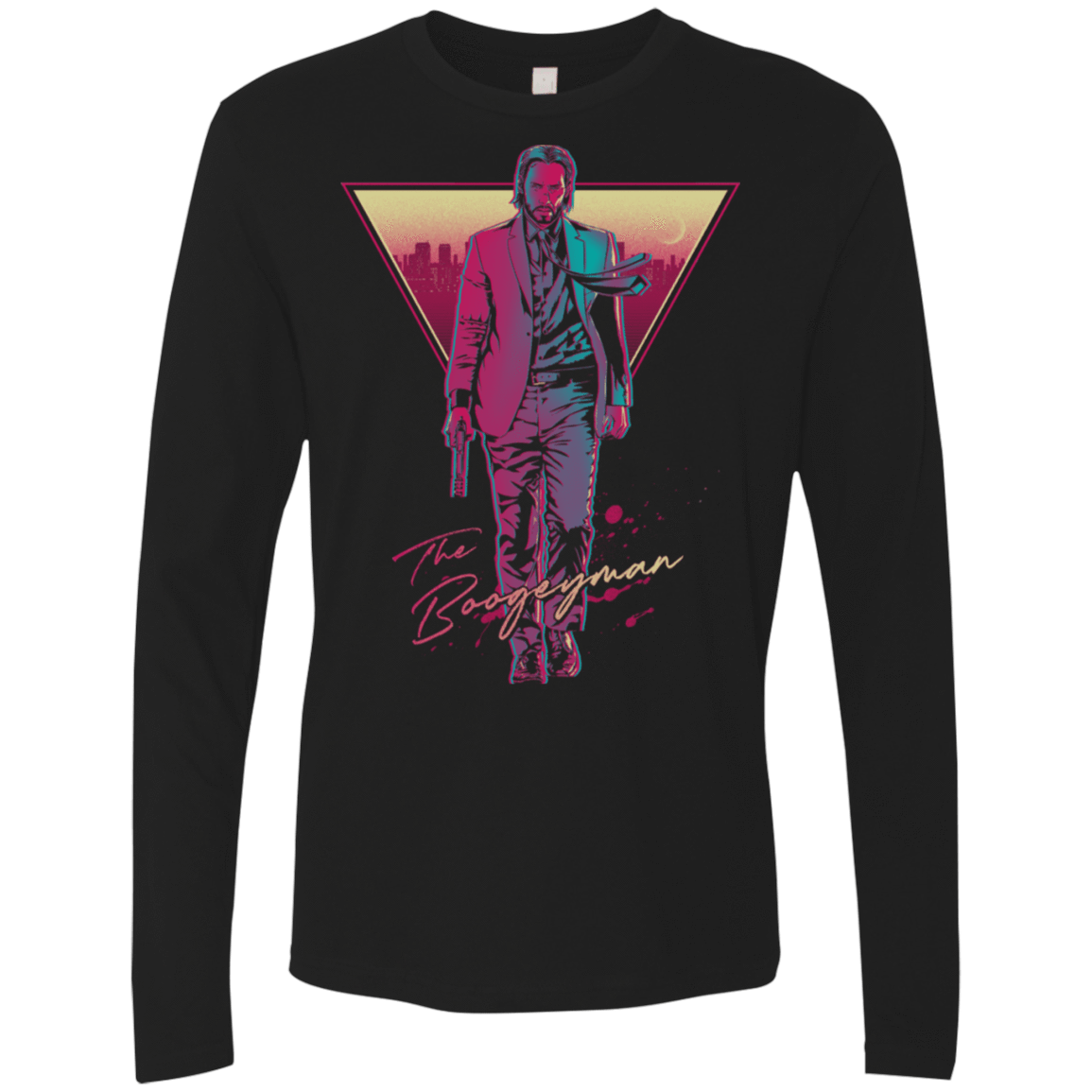 T-Shirts Black / S The Boogeyman Men's Premium Long Sleeve