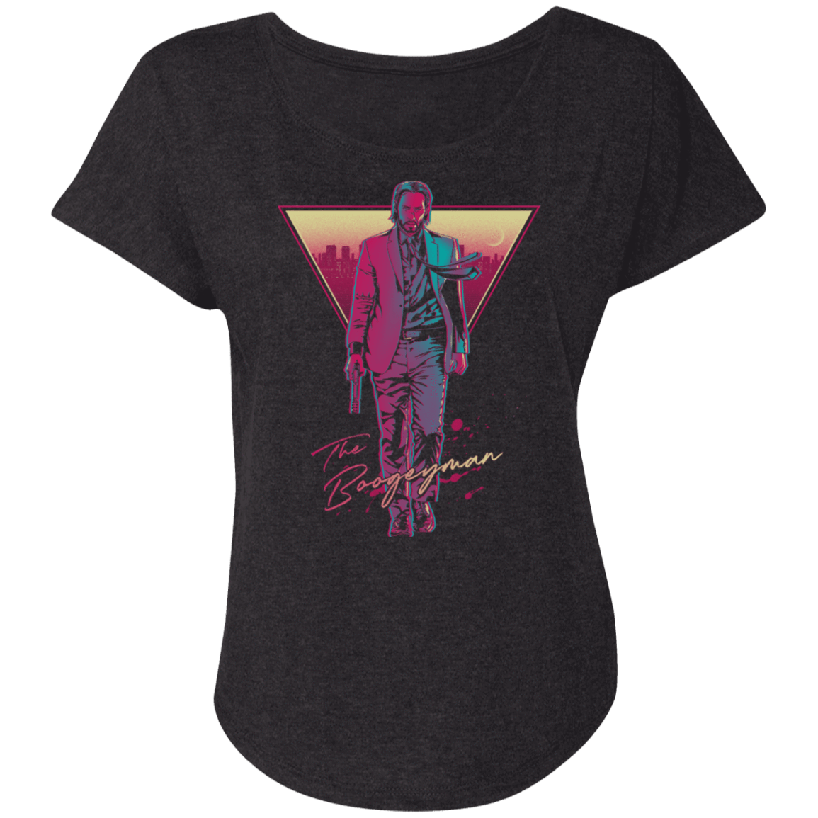 T-Shirts Vintage Black / X-Small The Boogeyman Triblend Dolman Sleeve