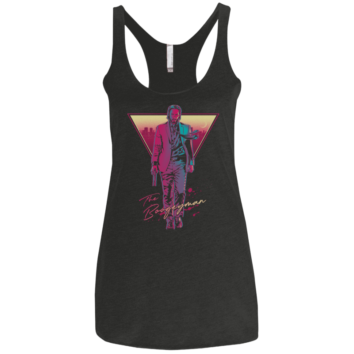 T-Shirts Vintage Black / X-Small The Boogeyman Women's Triblend Racerback Tank