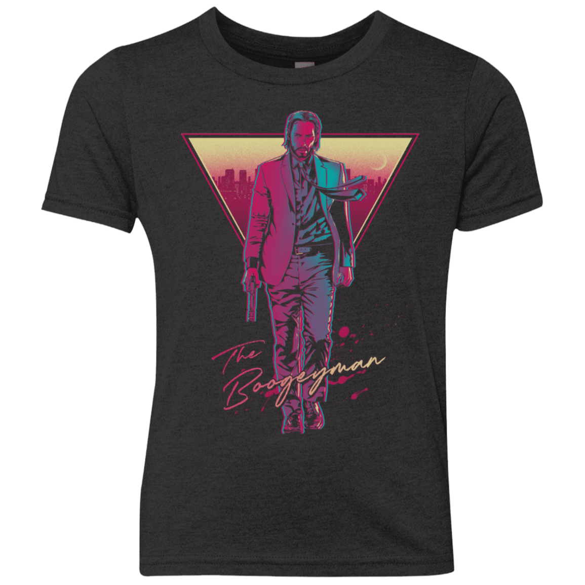 T-Shirts Vintage Black / YXS The Boogeyman Youth Triblend T-Shirt
