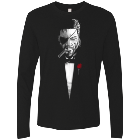 T-Shirts Black / Small The Boss father Men's Premium Long Sleeve