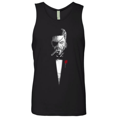 T-Shirts Black / Small The Boss father Men's Premium Tank Top