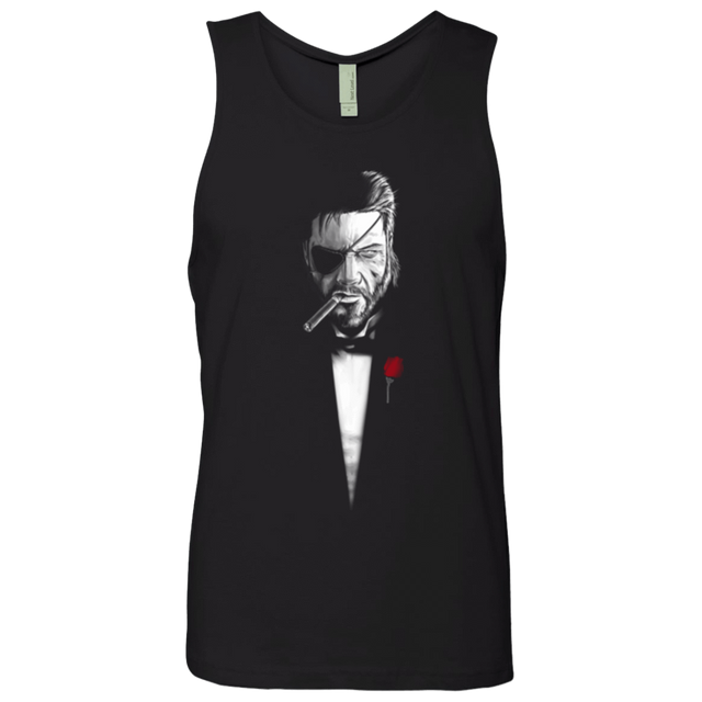 T-Shirts Black / Small The Boss father Men's Premium Tank Top