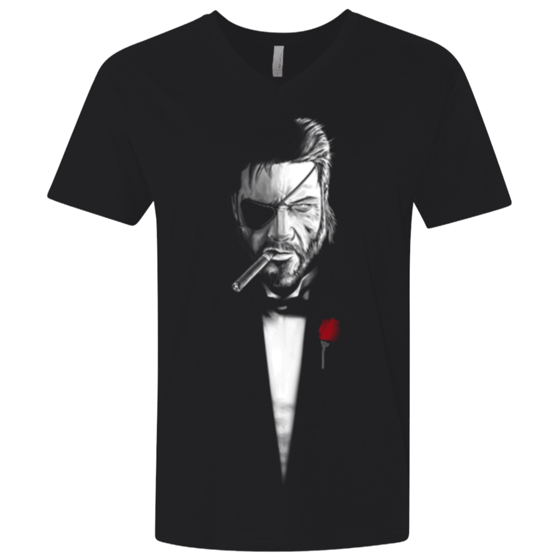 T-Shirts Black / X-Small The Boss father Men's Premium V-Neck