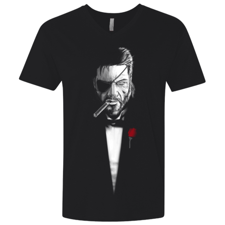 T-Shirts Black / X-Small The Boss father Men's Premium V-Neck