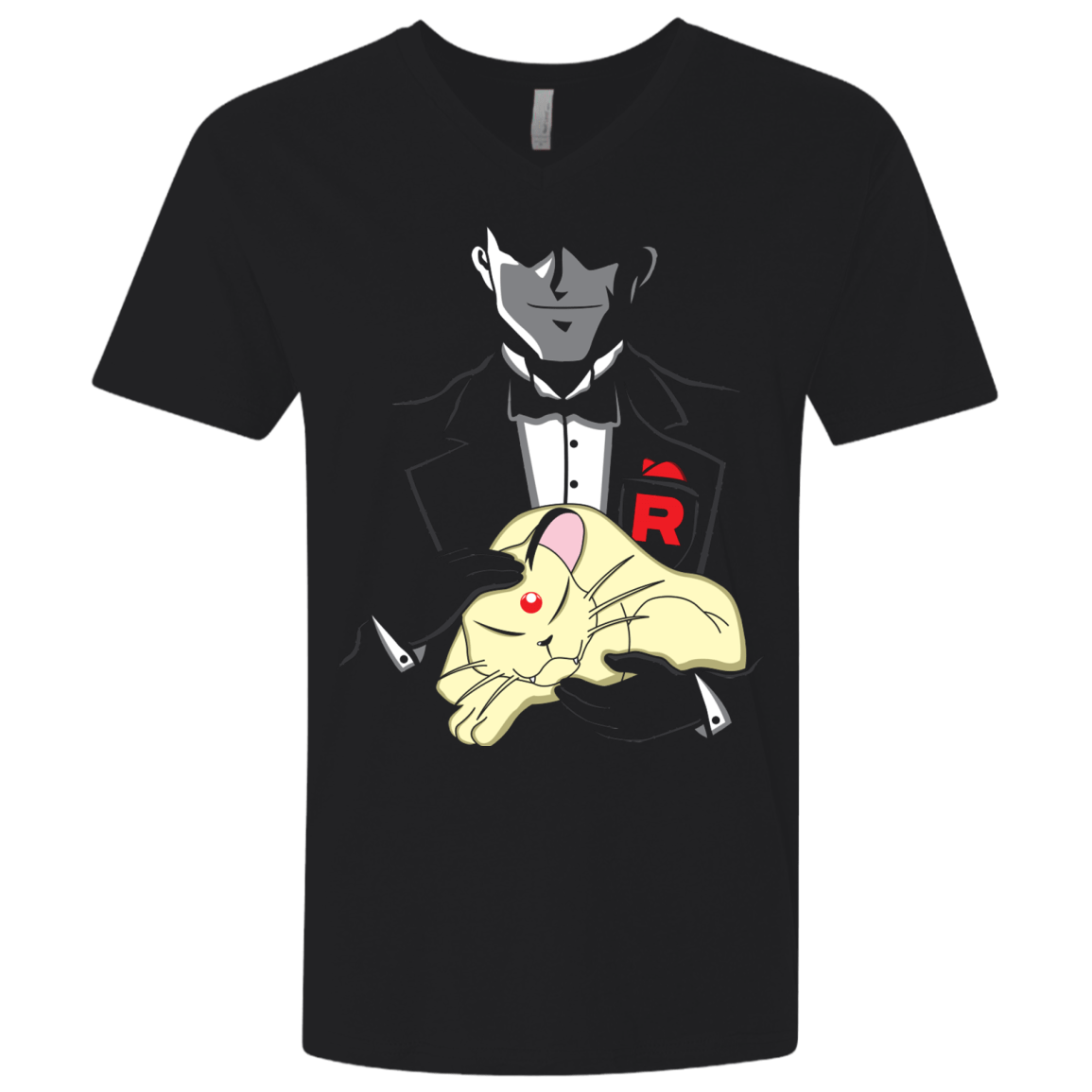 T-Shirts Black / X-Small The Bossfather Men's Premium V-Neck