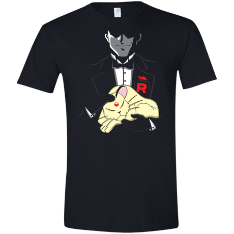 T-Shirts Black / X-Small The Bossfather Men's Semi-Fitted Softstyle