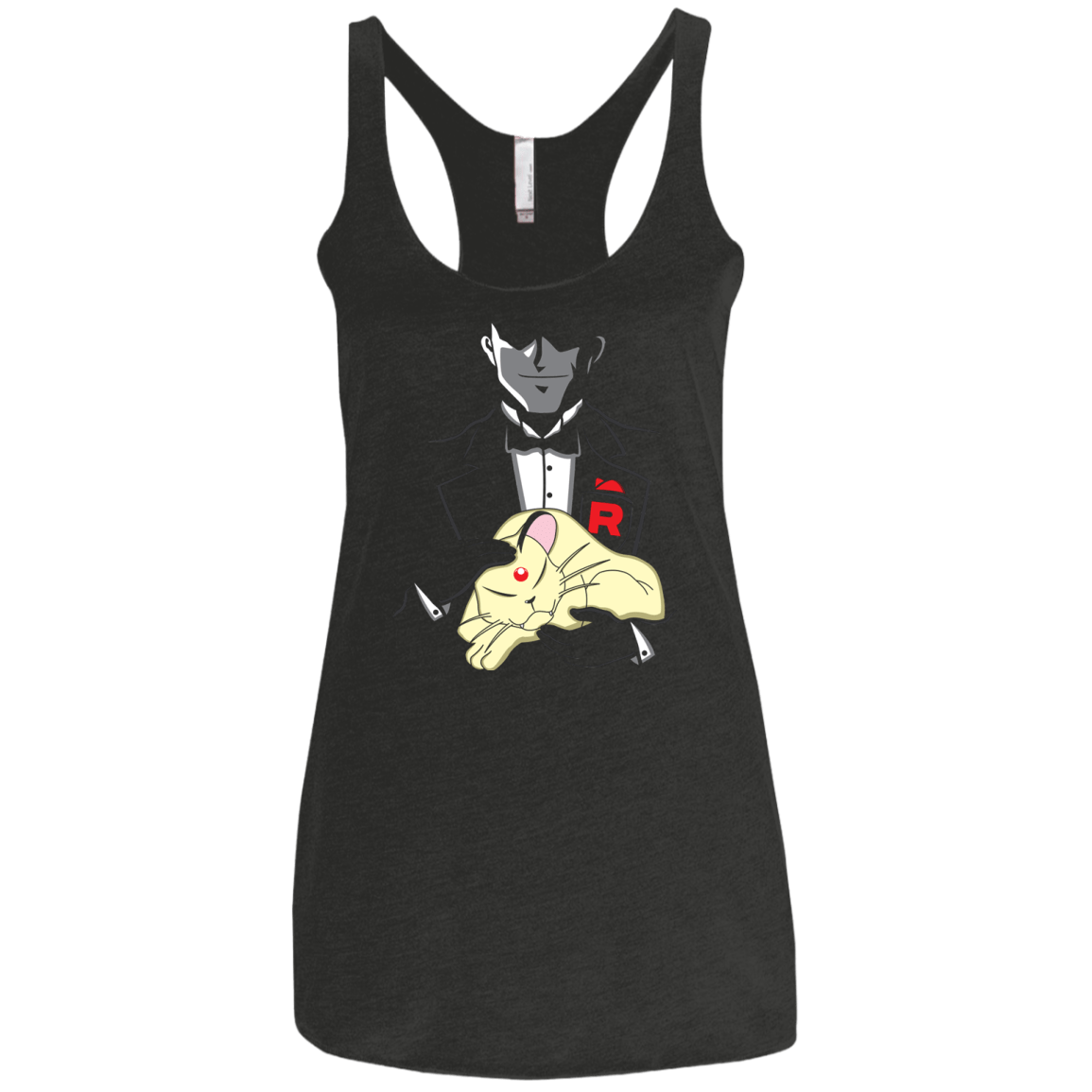 T-Shirts Vintage Black / X-Small The Bossfather Women's Triblend Racerback Tank