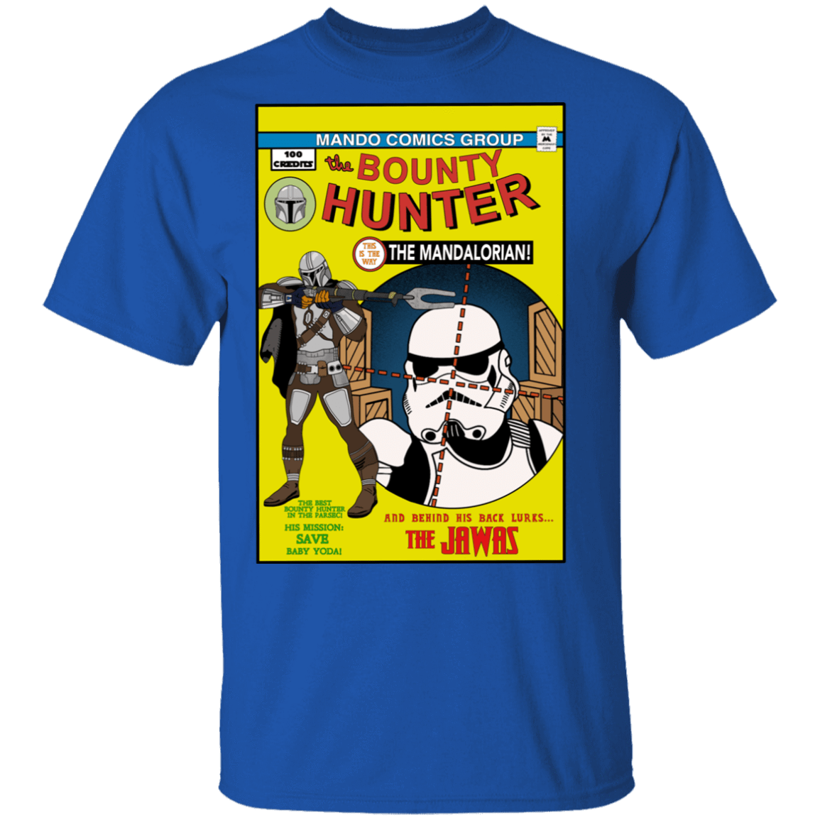 T-Shirts Royal / S The Bounty Hunter Comic T-Shirt