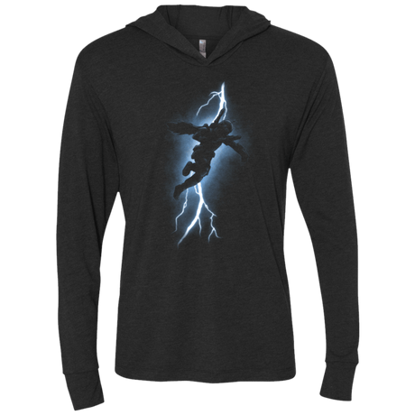 T-Shirts Vintage Black / X-Small The Bounty Hunter Returns Triblend Long Sleeve Hoodie Tee