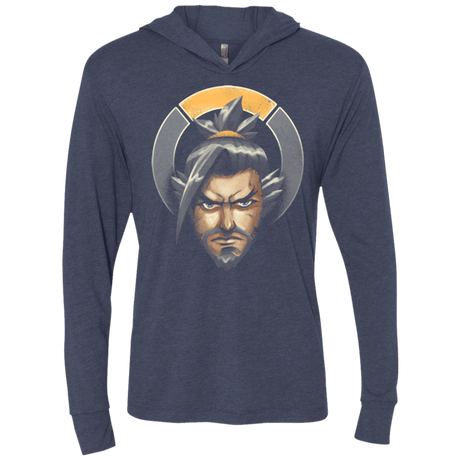 T-Shirts Vintage Navy / X-Small The Bowman Assassin Triblend Long Sleeve Hoodie Tee