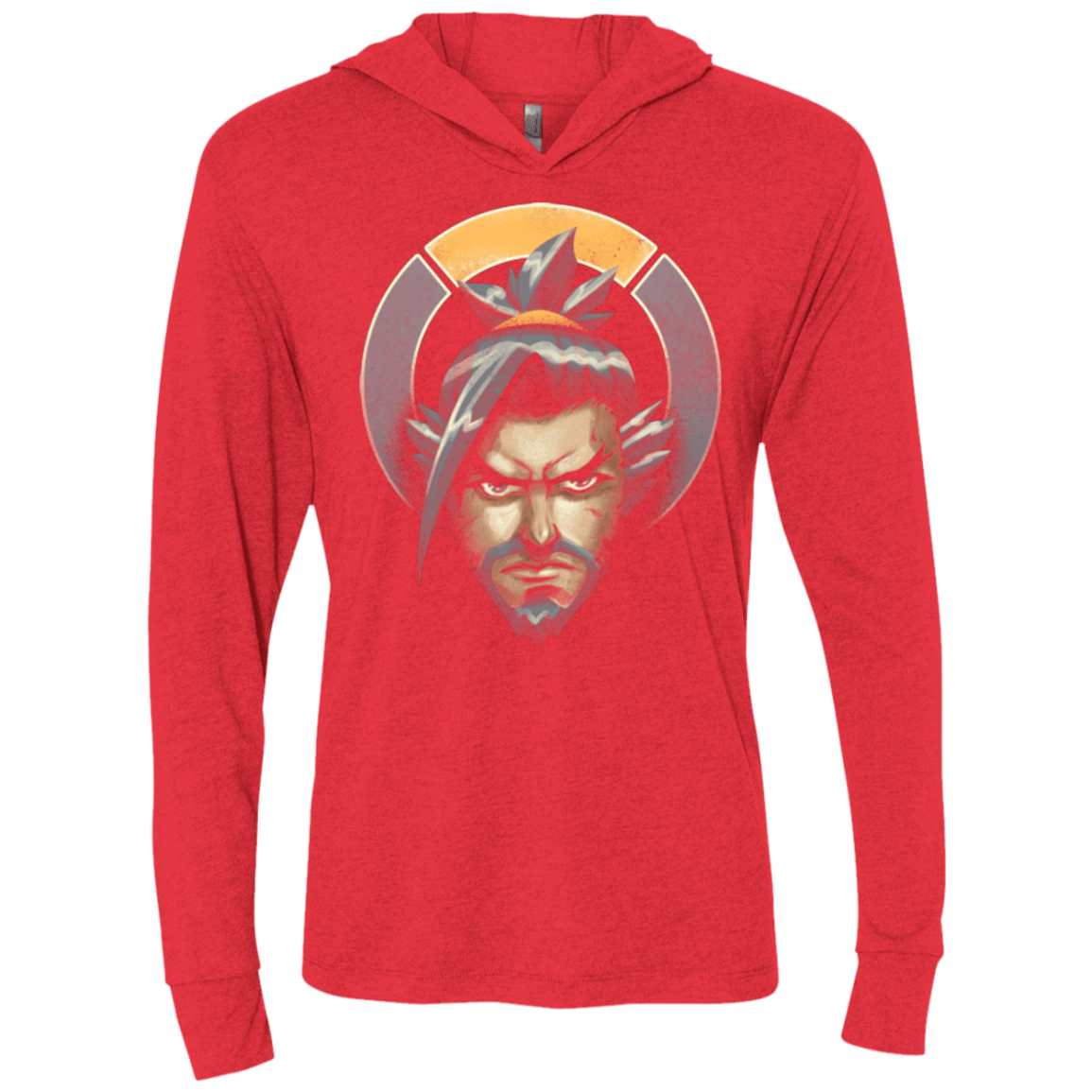 T-Shirts Vintage Red / X-Small The Bowman Assassin Triblend Long Sleeve Hoodie Tee