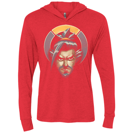 T-Shirts Vintage Red / X-Small The Bowman Assassin Triblend Long Sleeve Hoodie Tee