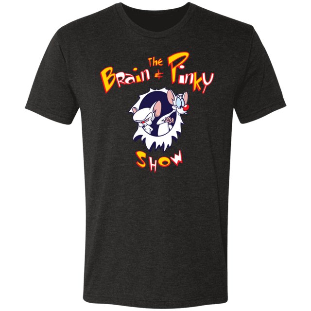 T-Shirts Vintage Black / S The Brain And Pinky Show Men's Triblend T-Shirt