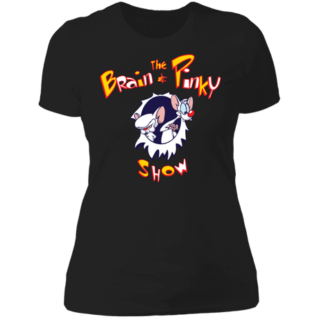 T-Shirts Black / X-Small The Brain And Pinky Show Women's Premium T-Shirt