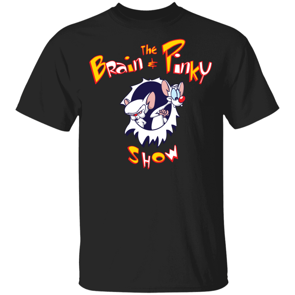 T-Shirts Black / YXS The Brain And Pinky Show Youth T-Shirt