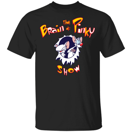 T-Shirts Black / YXS The Brain And Pinky Show Youth T-Shirt
