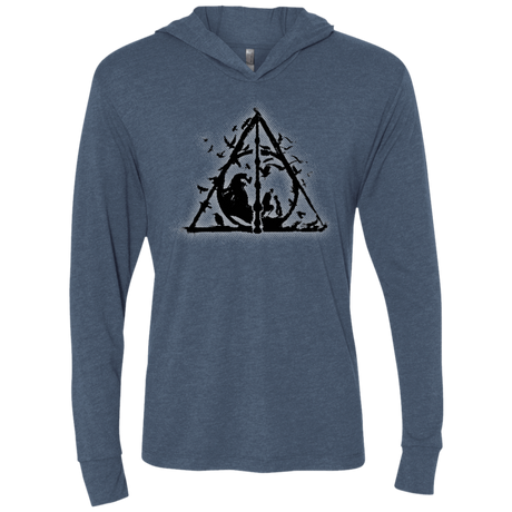 T-Shirts Indigo / X-Small The Brothers Triblend Long Sleeve Hoodie Tee