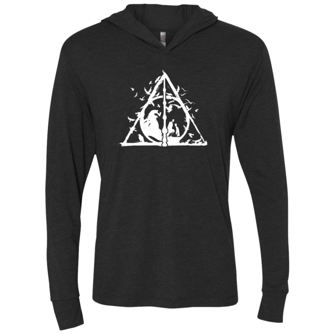 T-Shirts Vintage Black / X-Small The Brothers Triblend Long Sleeve Hoodie Tee