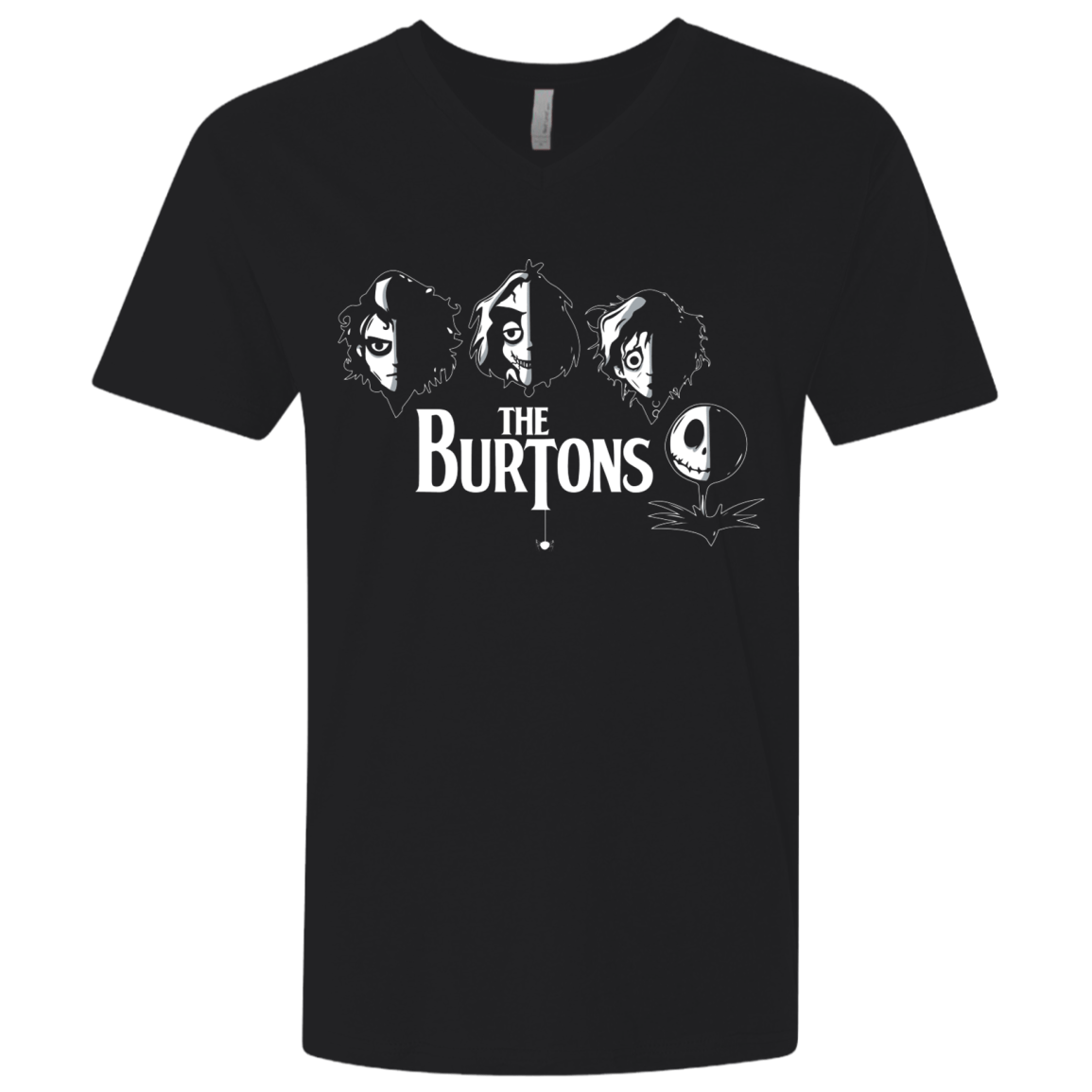 T-Shirts Black / X-Small The Burtons Men's Premium V-Neck