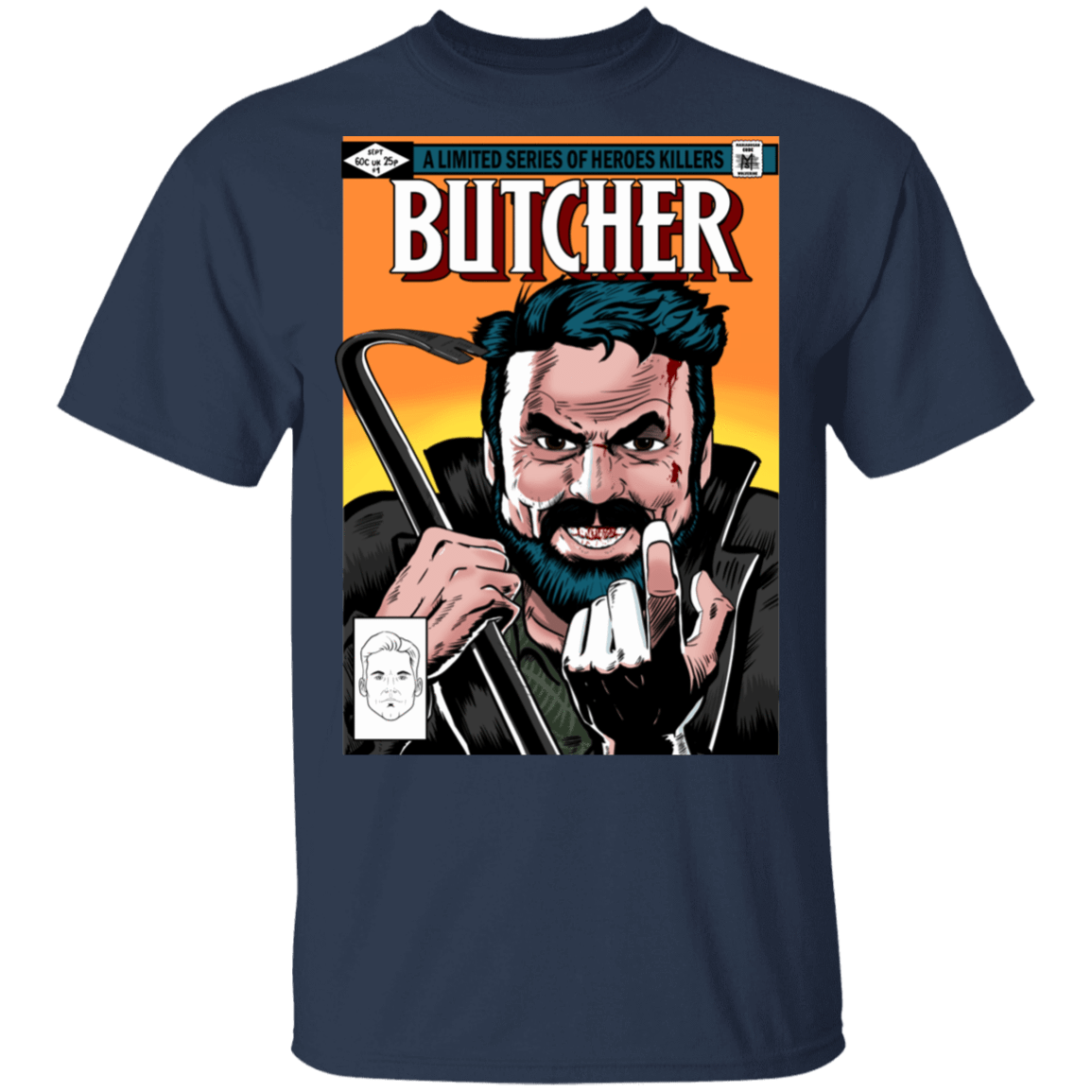 T-Shirts Navy / S The Butcher T-Shirt