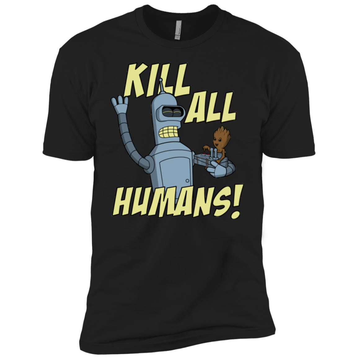 T-Shirts Black / YXS The Button Friends Boys Premium T-Shirt