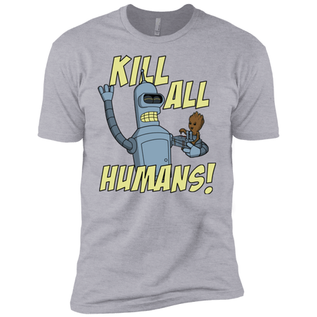 T-Shirts Heather Grey / YXS The Button Friends Boys Premium T-Shirt