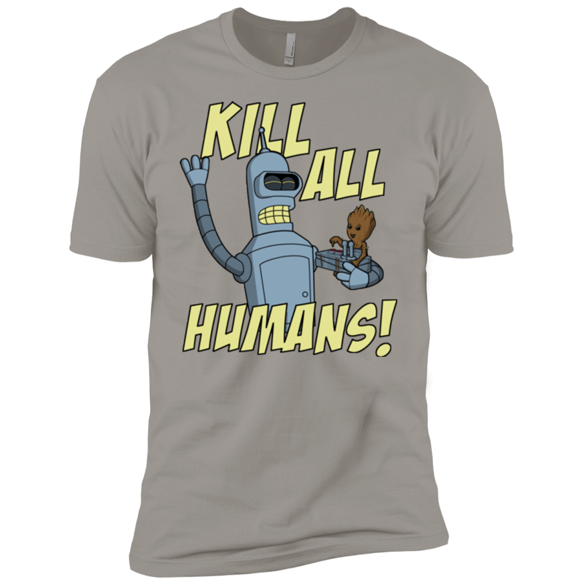 T-Shirts Light Grey / YXS The Button Friends Boys Premium T-Shirt