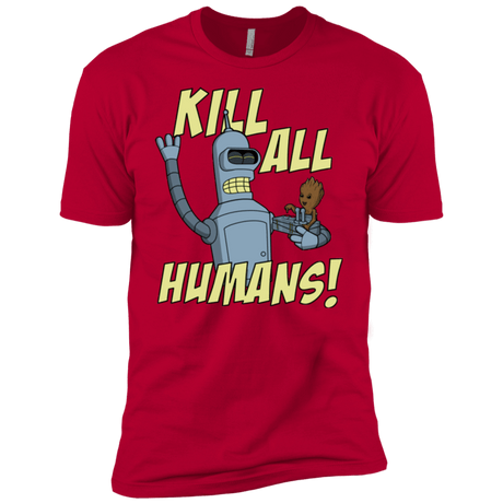 T-Shirts Red / YXS The Button Friends Boys Premium T-Shirt