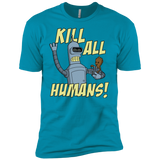 T-Shirts Turquoise / YXS The Button Friends Boys Premium T-Shirt