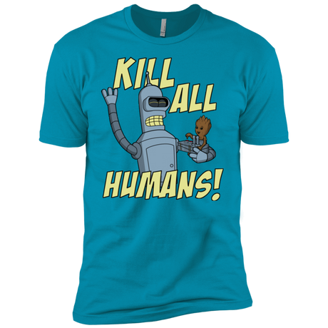 T-Shirts Turquoise / YXS The Button Friends Boys Premium T-Shirt