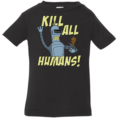 T-Shirts Black / 6 Months The Button Friends Infant PremiumT-Shirt