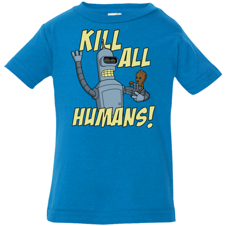 T-Shirts Cobalt / 6 Months The Button Friends Infant PremiumT-Shirt