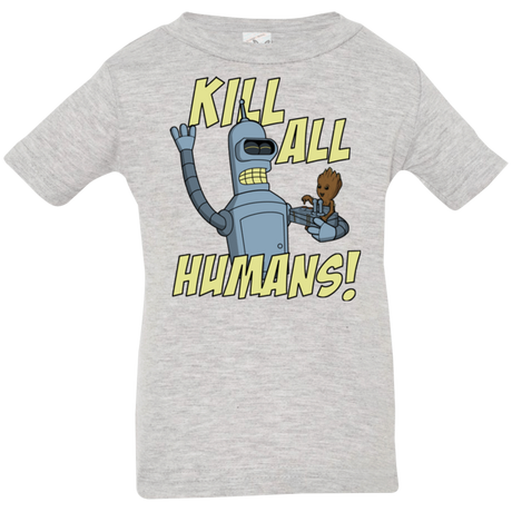 T-Shirts Heather Grey / 6 Months The Button Friends Infant PremiumT-Shirt