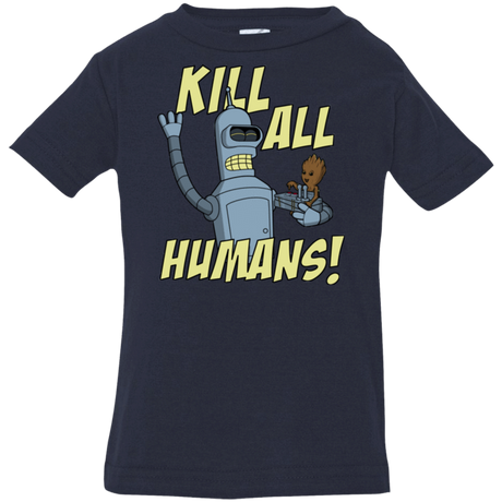 T-Shirts Navy / 6 Months The Button Friends Infant PremiumT-Shirt