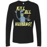 T-Shirts Black / Small The Button Friends Men's Premium Long Sleeve