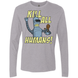 T-Shirts Heather Grey / Small The Button Friends Men's Premium Long Sleeve