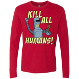 T-Shirts Red / Small The Button Friends Men's Premium Long Sleeve