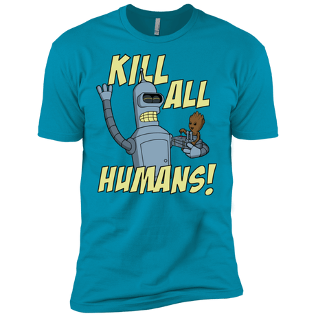 T-Shirts Turquoise / X-Small The Button Friends Men's Premium T-Shirt