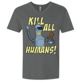 T-Shirts Heavy Metal / X-Small The Button Friends Men's Premium V-Neck