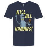 T-Shirts Midnight Navy / X-Small The Button Friends Men's Premium V-Neck