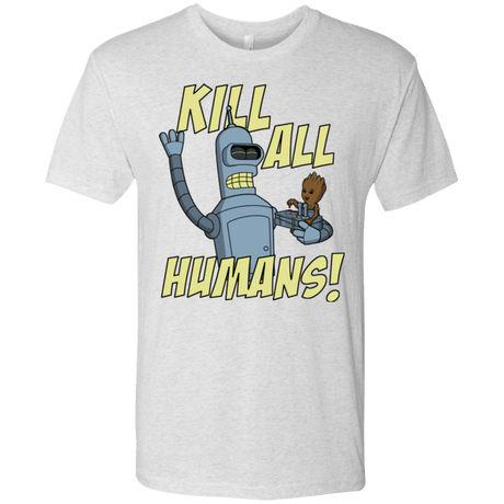 T-Shirts Heather White / Small The Button Friends Men's Triblend T-Shirt