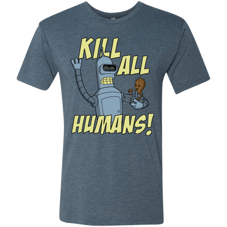 T-Shirts Indigo / Small The Button Friends Men's Triblend T-Shirt