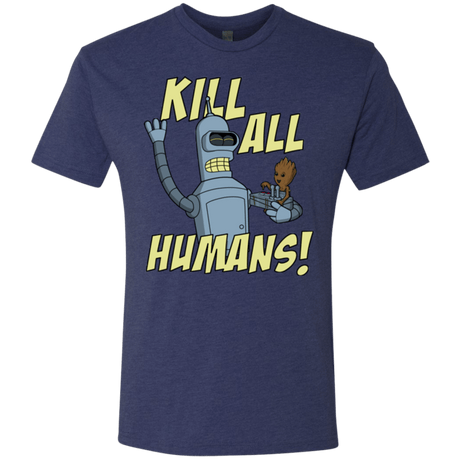 T-Shirts Vintage Navy / Small The Button Friends Men's Triblend T-Shirt