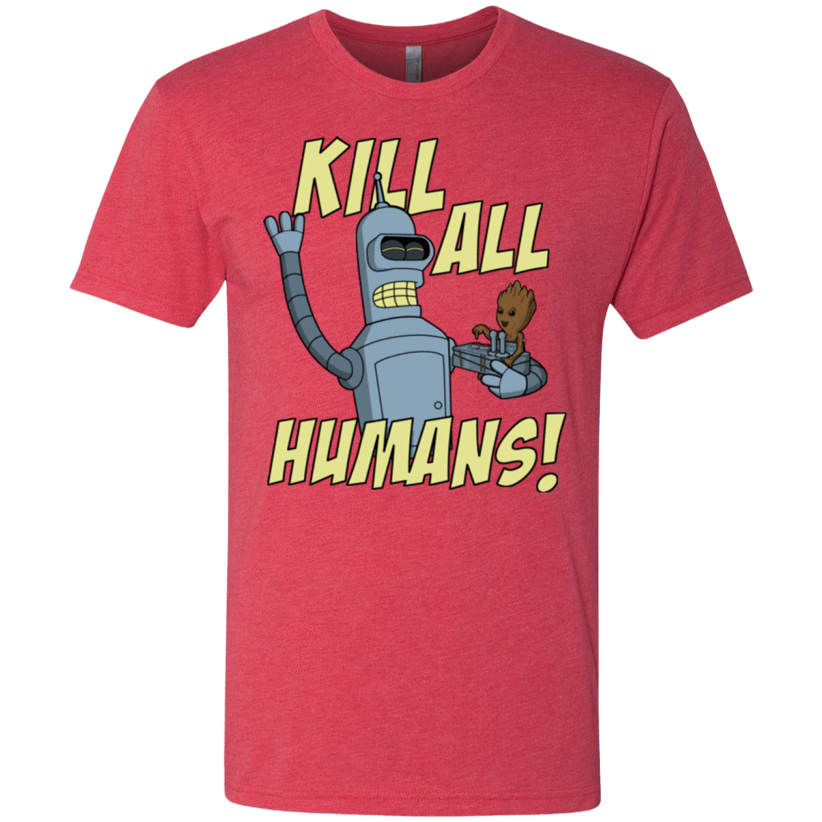 T-Shirts Vintage Red / Small The Button Friends Men's Triblend T-Shirt