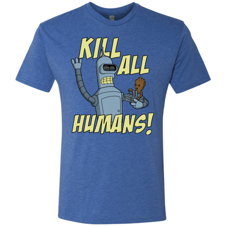 T-Shirts Vintage Royal / Small The Button Friends Men's Triblend T-Shirt