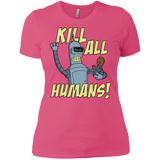 T-Shirts Hot Pink / X-Small The Button Friends Women's Premium T-Shirt